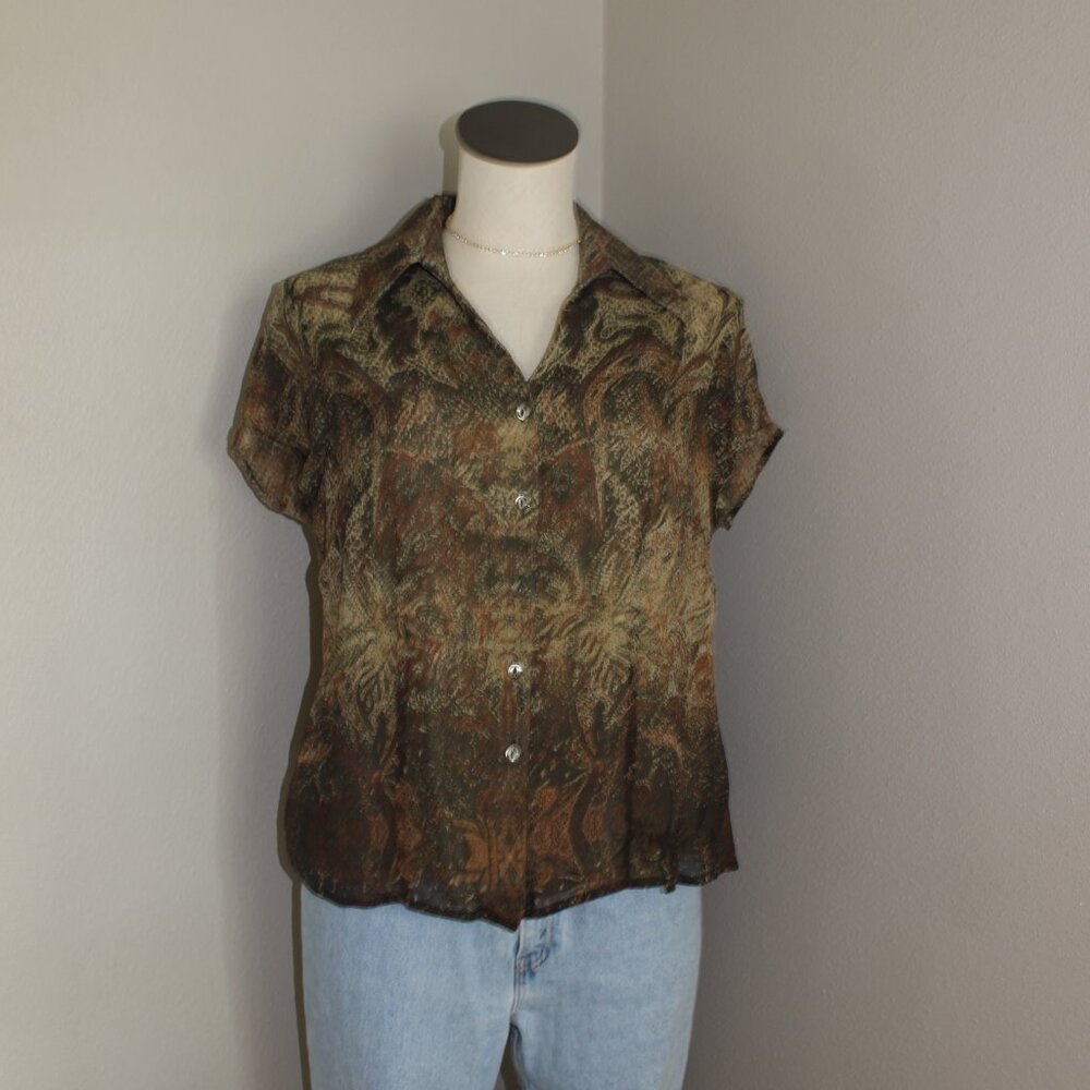 100% Silk Jones New York Top